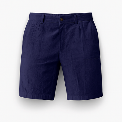 Blue Men Linen Short