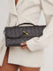Luna - Sac à main tissé de luxe avec fermeture en or