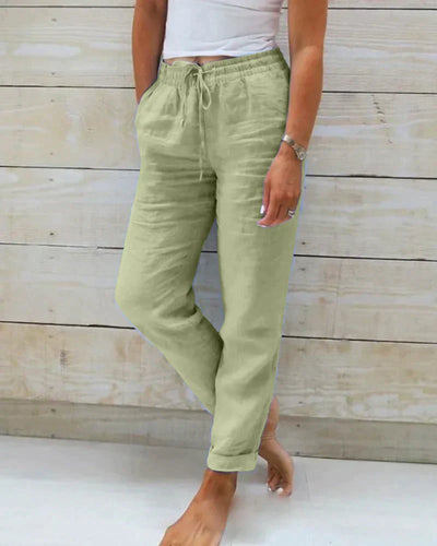 Stacy - pantalon en lin pour femme