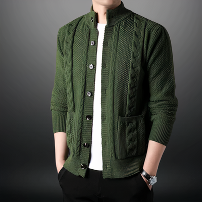 Cardigan tricoté à la mode pour hommes - Toby