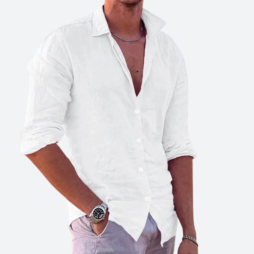 Loro | Chemise en lin pour homme