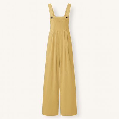 Khaki Women's Airy Fall Jumpsuit