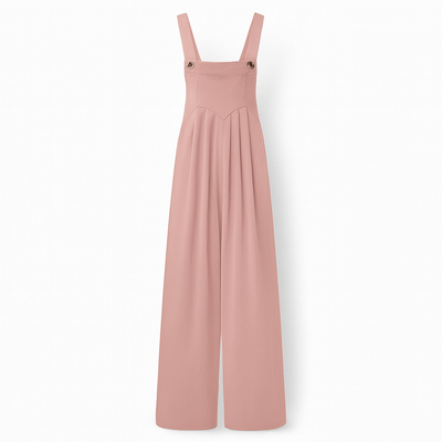 Pink Women's Airy Fall Jumpsuit