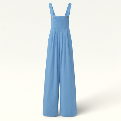 Blue Women's Airy Fall Jumpsuit