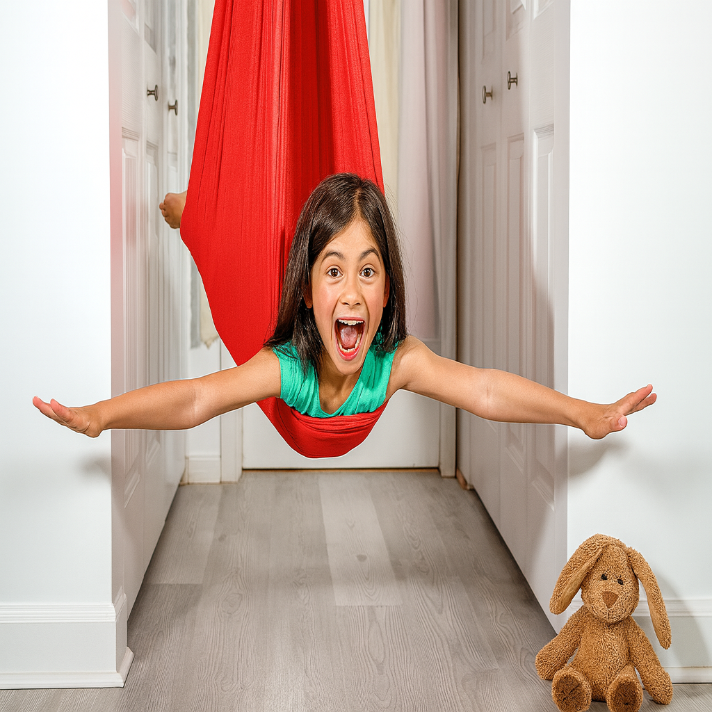 Sensory swing for children Indoor therapeutic cotton seat