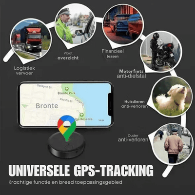 TrackMate Mini GPS Tracker - Localisateur de voiture et de clés puissant
