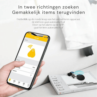 TrackMate Mini GPS Tracker - Localisateur de voiture et de clés puissant