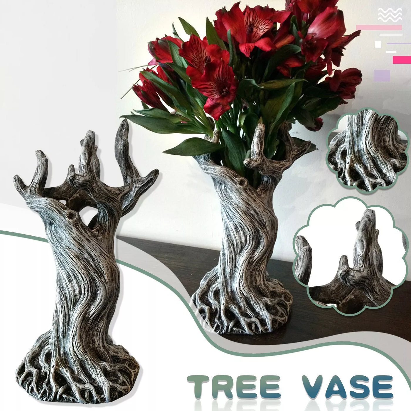 MysticVase | Vase arbre forêt enchantée