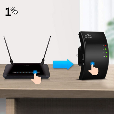 Amplificador de señal WiFi inalámbrico: extensor de Internet confiable para el hogar y la oficina