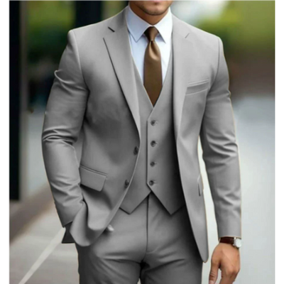 Costume d'invité de mariage 3 pièces pour homme | Deux boutons