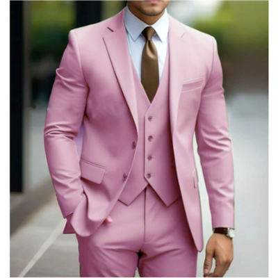 Costume d'invité de mariage 3 pièces pour homme | Deux boutons
