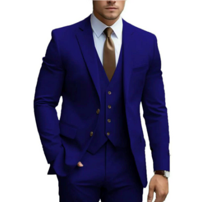 Costume d'invité de mariage 3 pièces pour homme | Deux boutons