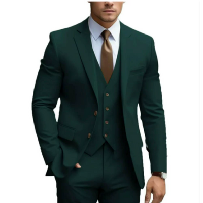 Costume d'invité de mariage 3 pièces pour homme | Deux boutons