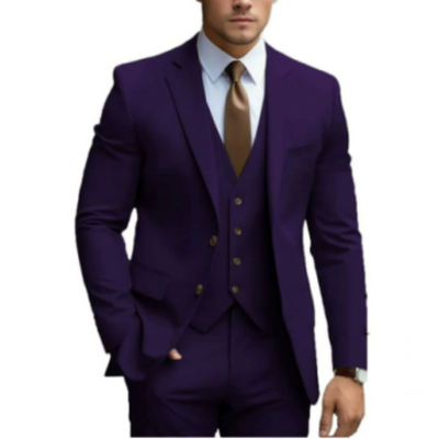 Costume d'invité de mariage 3 pièces pour homme | Deux boutons