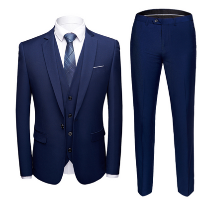 Ensemble de costume de mariage classique | 3 pièces