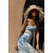 Vestido de invitada de boda estampado para mujer | Maxi