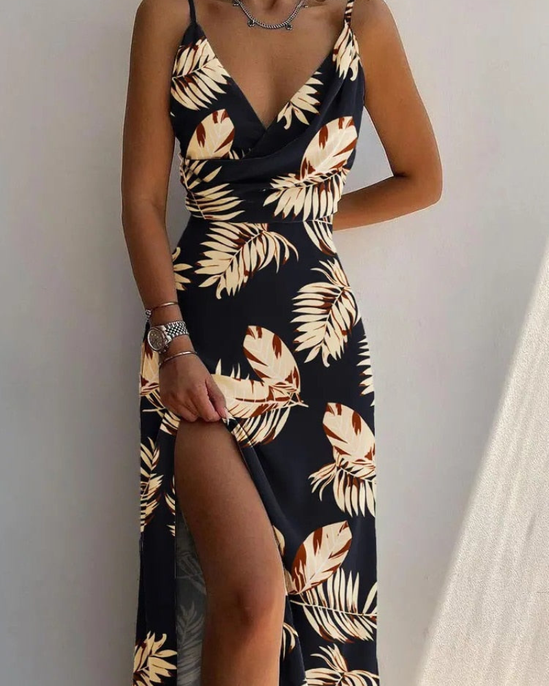 Ivory - Robe avec décolleté en V