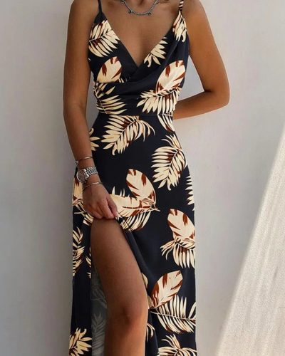 Ivory - Robe avec décolleté en V