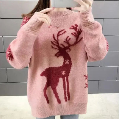 Aisha Sweater | Pull de Noël en cachemire pour femmes