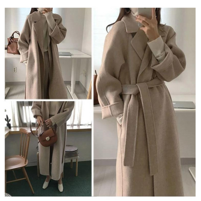 Veste d'hiver chaude et matelassée pour femmes avec longueur totale
