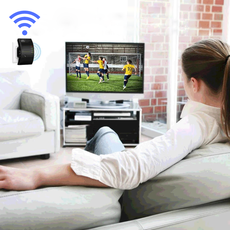 Amplificador de señal WiFi inalámbrico: extensor de Internet confiable para el hogar y la oficina
