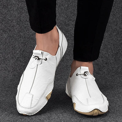 Tommy - Orthopédie Mocassins en cuir véritable pour hommes