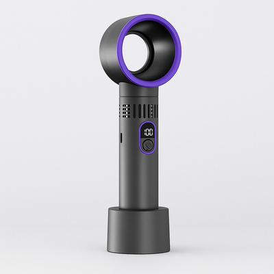 Gray Bladeless USB Fan