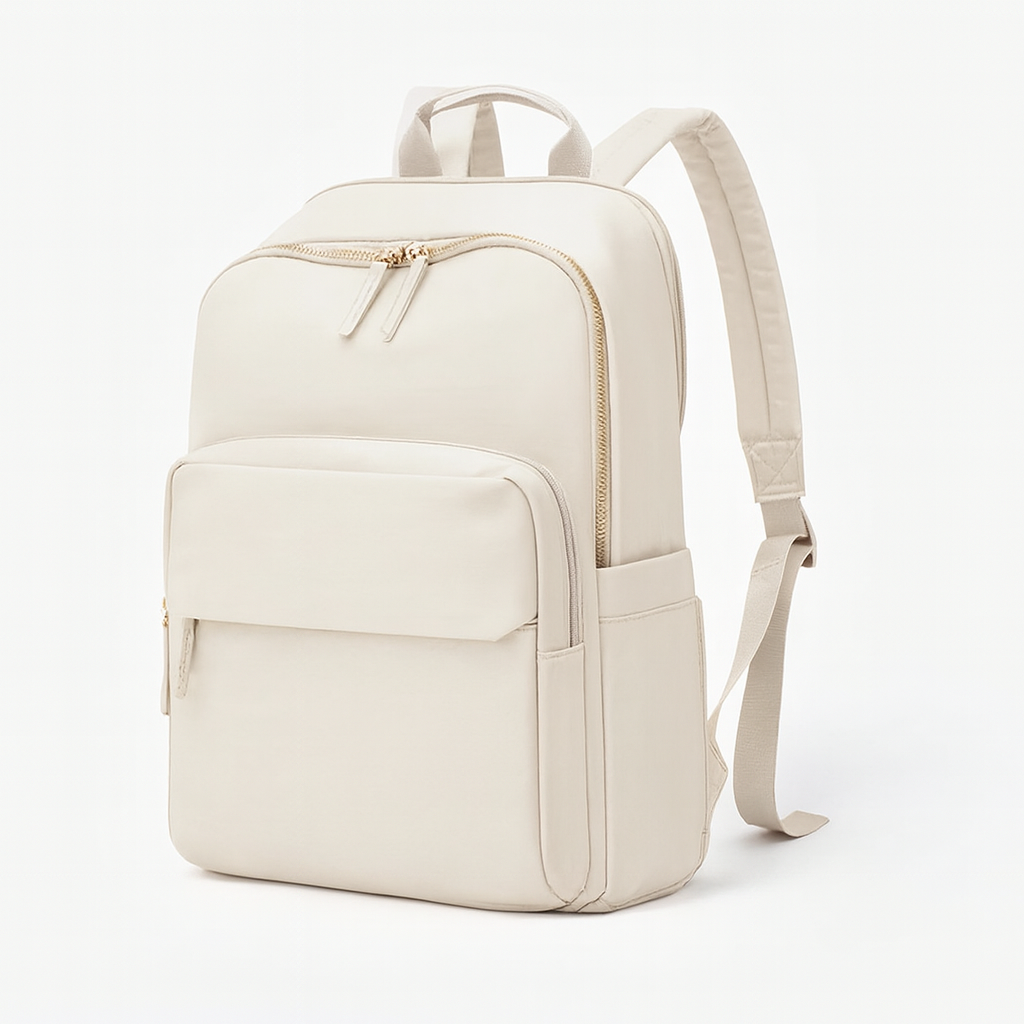 Beige Spacious backpack (20-35 liters)