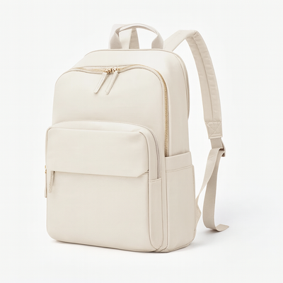 Beige Spacious backpack (20-35 liters)