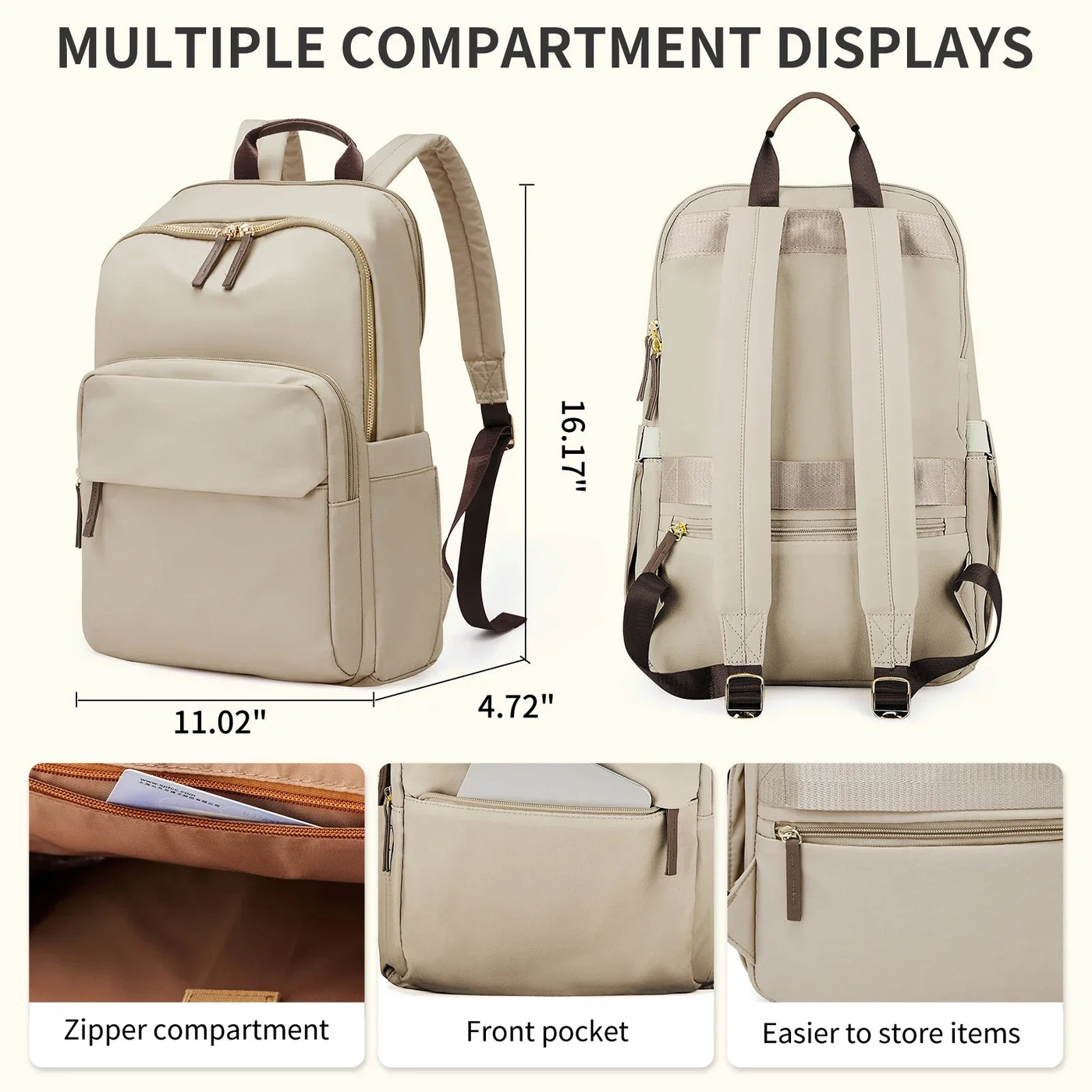 Spacious backpack (20-35 liters)