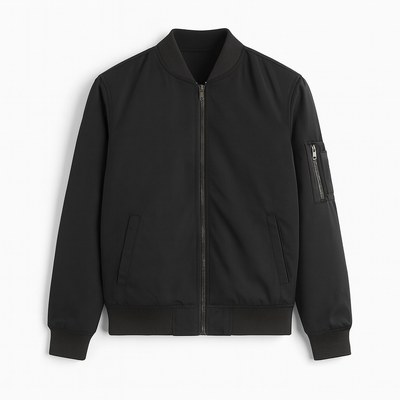 Black Bomber Jacket