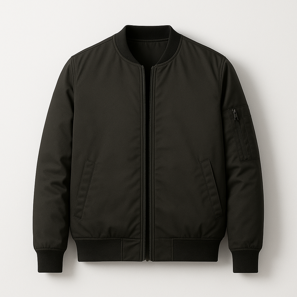 Dark Green Bomber Jacket