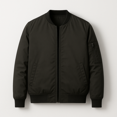 Dark Green Bomber Jacket