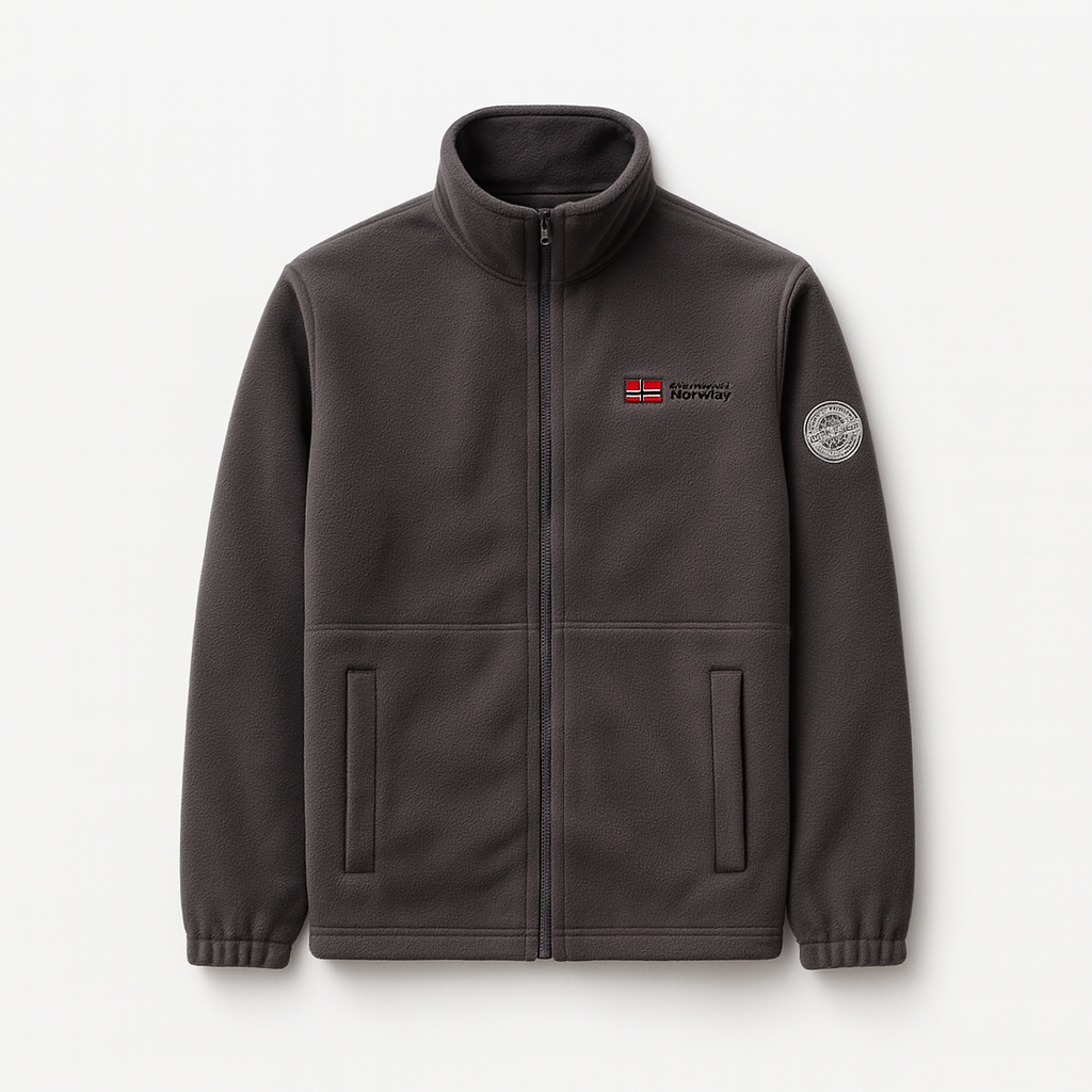 Gray Ultra-Soft Fleece Jacket