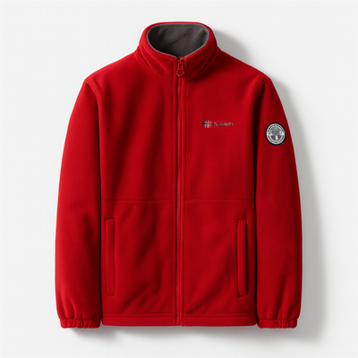 Red Ultra-Soft Fleece Jacket