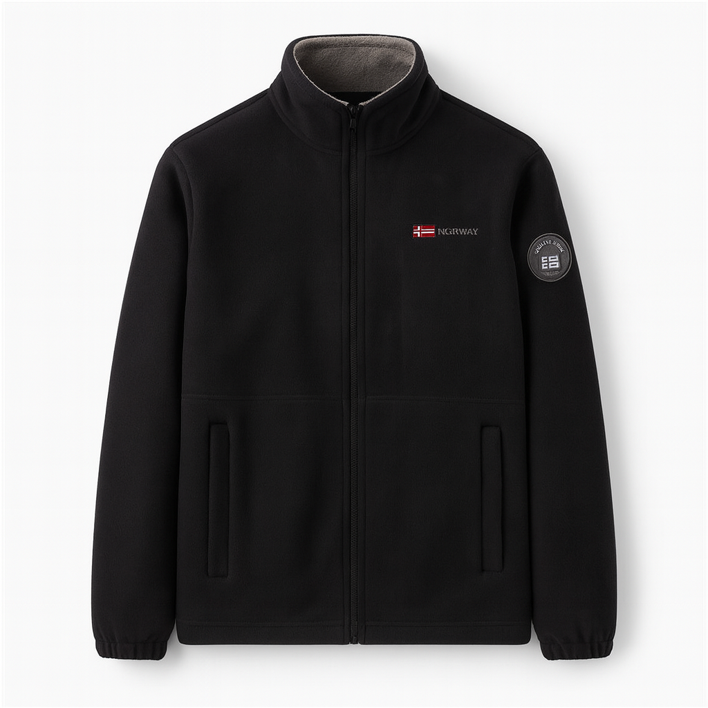 Black Ultra-Soft Fleece Jacket