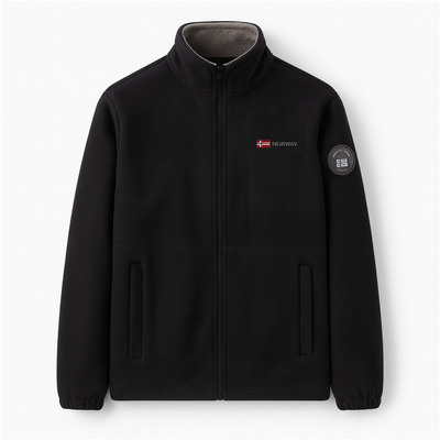 Black Ultra-Soft Fleece Jacket