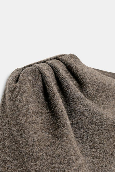 Black supple cape jacket for women