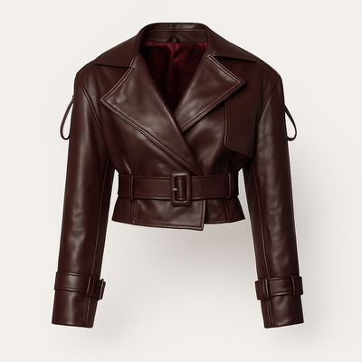 Dark brown Leather Jacket