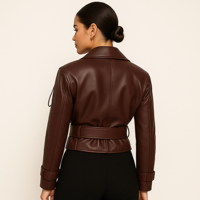 Dark brown Leather Jacket