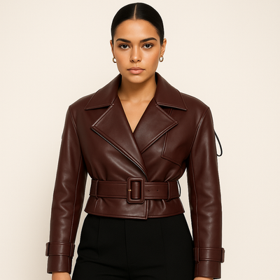 Dark brown Leather Jacket