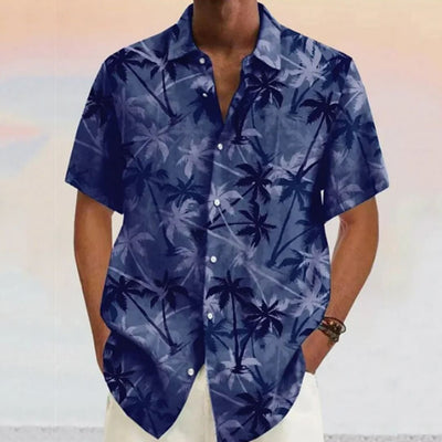 Vicente - Chemise aérée avec imprimé noix de coco