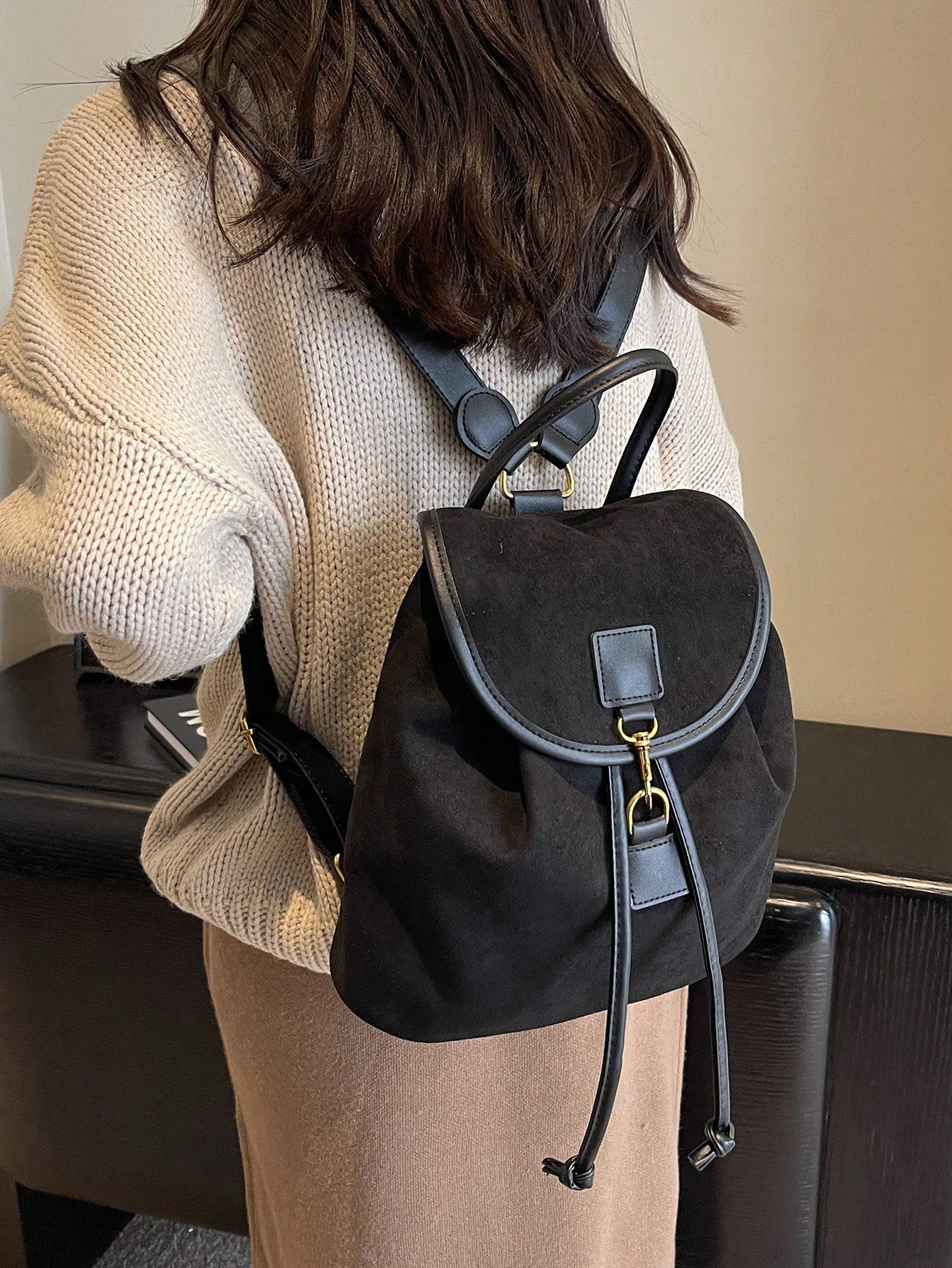 retro backpack for women