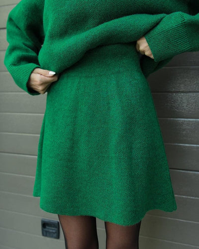 Camille | Ensemble en jersey pour femmes avec haut et jupe - ensemble élégant et confortable