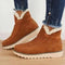 Botas de invierno de mujer con suela gruesa, cómodas y cálidas.