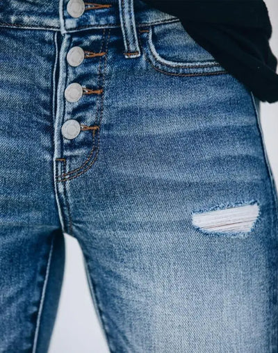 Jeans denim moderne slim fit pour femmes