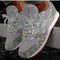 Chaussures décontractées à paillettes pour dames