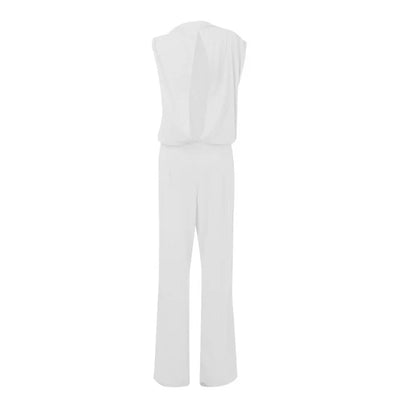 Wide-leg jumpsuit for women | An elegant one-shoulder