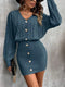 Robe bodycon intemporelle avec décolleté en V