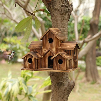 WillowNest volière en bois fonctionnelle